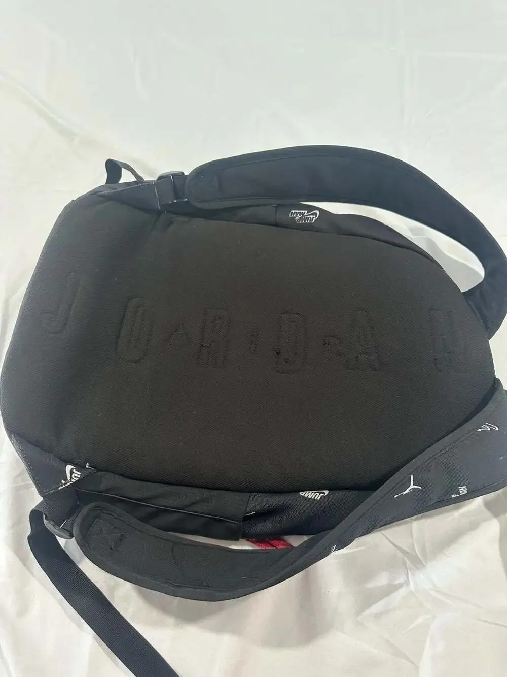 Jordan Essentials Backpack Laptop School Bag Black and White